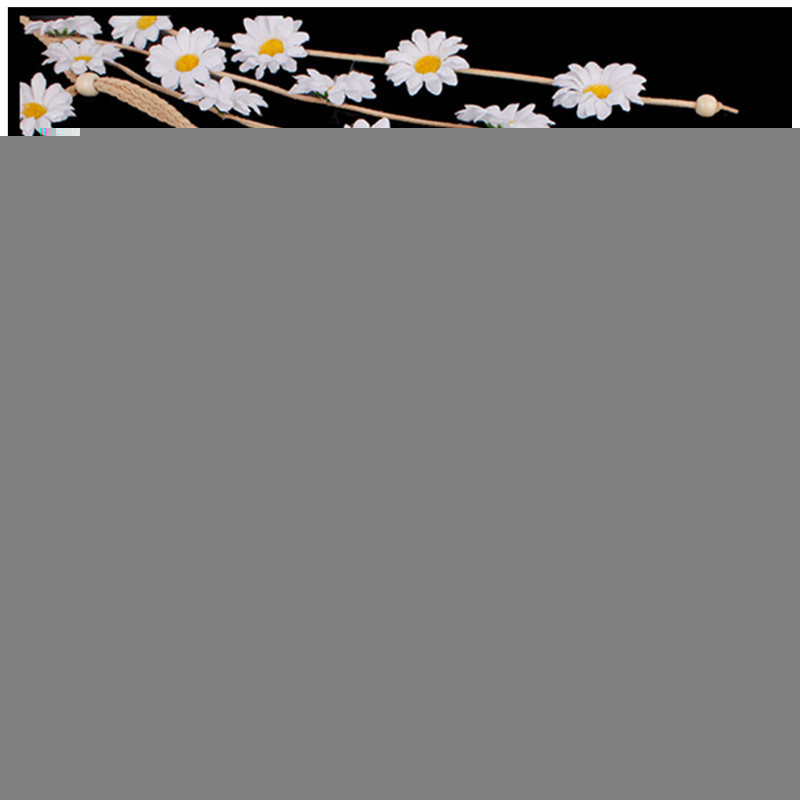 Headdress Garland Sun Flower Hair Band Flower Headband Bohemian Hair Ring Hair Accessories - Image 7
